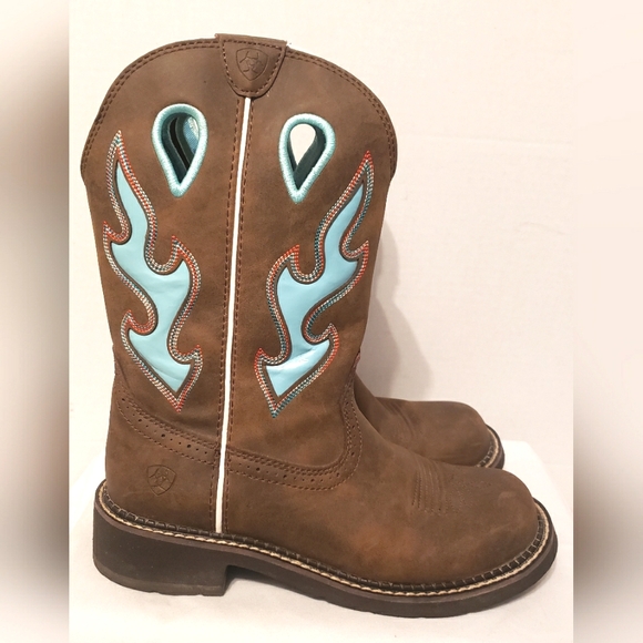 Ariat Women's Fatbaby Cowgirl Western Boots Size 8.5B - Picture 3 of 16